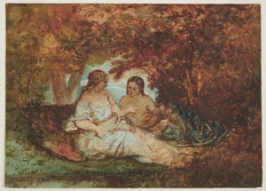 Woodland Scene, c.1830-50 by Narcisse Virgile Diaz de la Peña