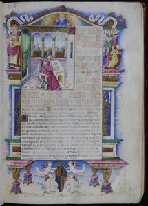 Portrait of Johannes Tinctoris From Opus musices Joannis Tinctoris, 1483 by Nardo Rapicano