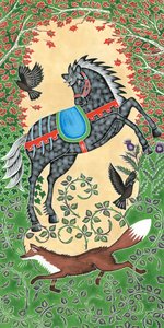 Horse & Fox by Nat Morley