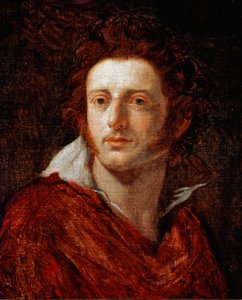 Portrait of the Italian poet and playwright Ugo Foscolo