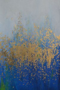 Shimmering Blue Waves by Natalie Avondet