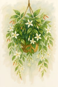 Hanging Jasmine Blooms