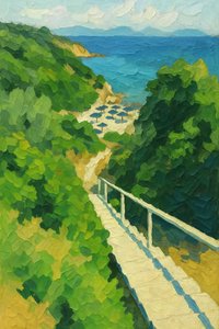 Sunny Beach Steps