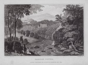 Bardon Tower by Nathaniel (after) Whittock