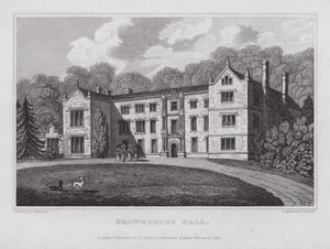Brownholme Hall by Nathaniel (after) Whittock