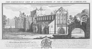 North West View of Lanercost Priory in the County of Cumberland