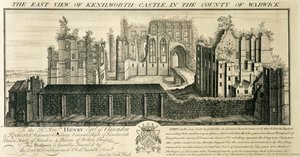 The East View of Kenilworth Castle in the County of Warwick, 1729