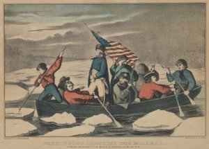 Washington Crossing the Delaware - Evening Previous to the Battle of Trenton, December, 1857-71