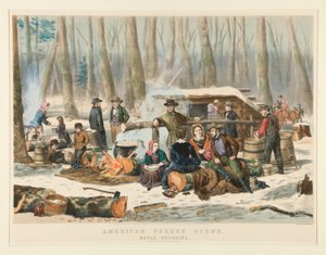 American Forest Scene, Maple Sugaring