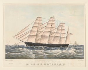 Clipper Ship by Nathaniel Currier