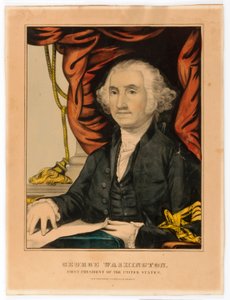 George Washington, First President of the U.S. by Nathaniel Currier