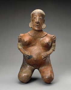Kneeling Pregnant Woman