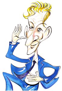 Danny Kaye - Colour Caricature by Neale Osborne