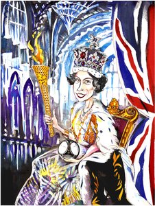 Queen Elizabeth II 2012, by Neale Osborne