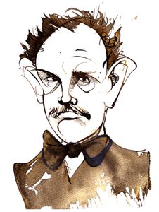 Richard Strauss, German Composer and Conductor (1864-1949); Caricature by Neale Osborne