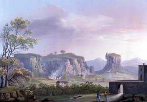 Naples: Solfataia by Neapolitan School
