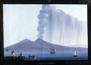 Naples: Vesuvius erupting, 26th October 1822