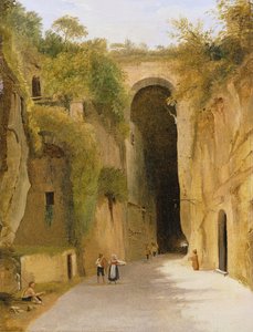 The Crypta Napoletana, beneath the Posillipo hill, Naples