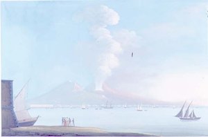 The Eruption of Vesuvius by Neapolitan School