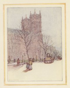 Westminster Abbey by Nelson Dawson