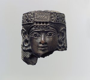 Head of a female figure by Neo Assyrian