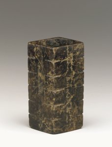 Tall Tube (cong) by Neolithic Period Chinese School