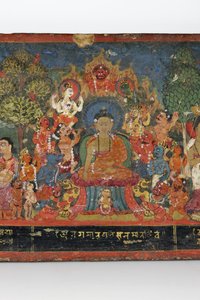 Detail (Buddhist manuscript cover)