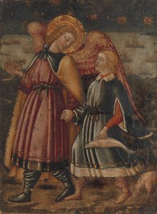 The Archangel Raphael and Tobias, possibly 1457-63