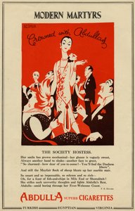 Abdulla Cigarettes, 1927 by Nerman