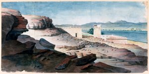 The Temple of Amada in Nubia by Nestor l