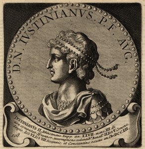 Portrait of Byzantine Emperor Justinian II