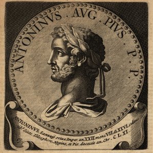 Portrait of Roman Emperor Antoninus Pius