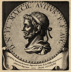 Portrait of Roman Emperor Avitus