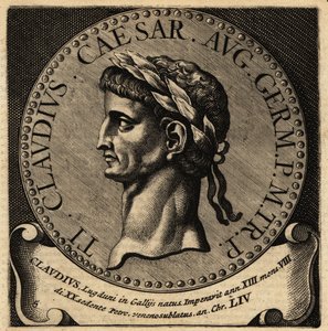 Portrait of Roman Emperor Claudius