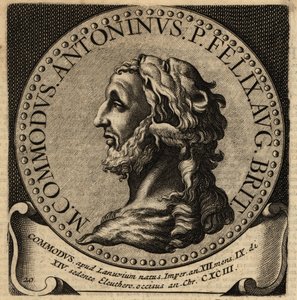 Portrait of Roman Emperor Commodus