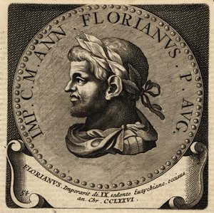 Portrait of Roman Emperor Florianus by Netherlandish School
