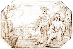The Four Seasons: Summer - Reaping, c.1675 by Netherlandish School