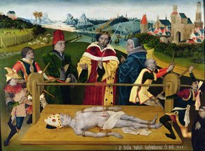 The Martyrdom of St Erasmus by Netherlandish School