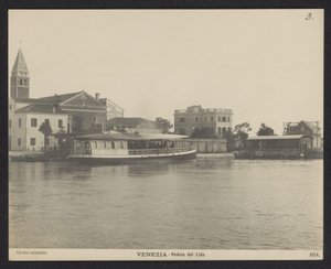 View of the Harbor of the Lido by Neue Photographische Gesellschaft