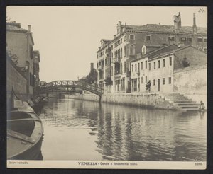 View of the Fondamenta Rossa in Venice by Neue Photographische Gesellschaft