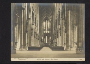 Interior of Cologne Cathedral by Neue Photographische Gesellschaft
