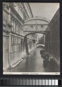 Bridge of Sighs in Venice by Neue Photographische Gesellschaft