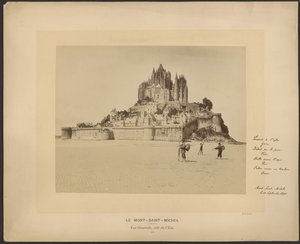 Mont-Saint-Michel, General View, East Side by Neurdein freres