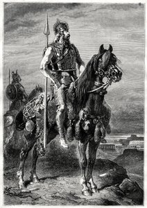 Gallic Horseman by Neuville
