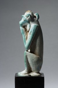 Amulet of a Monkey, 18th-19th Dynasty, 1540-1186 BC