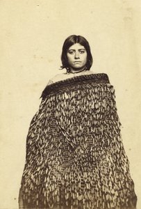 Mina Makata, Half Cast Maorie, c.1865
