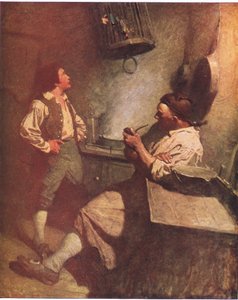 Long John Silver and Hawkins: To me he was kind and always glad to see me in the galley by Newell Convers Wyeth