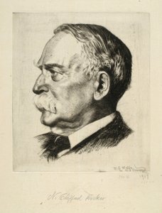 Portrait of N. Clifford Ricker by Newton A. Wells