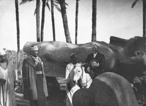 Fallen Monumental Statue of Rameses II, Memphis, Egypt