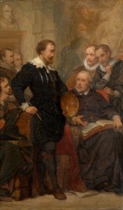 Peter Paul Rubens in His Studio